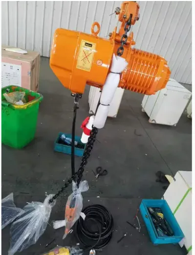 Jednorázový elektrický řetězový zvedák portálového jeřábu s háčkem